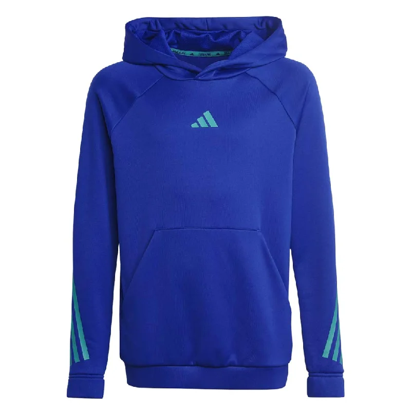 adidas - Kids' (Junior) Train Icons Aeroready 3-Stripes Hoodies (IC7492)