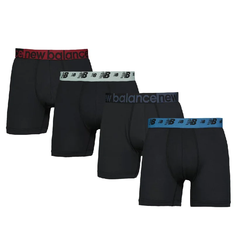 New Balance - Men's 4 Pack Premium Boxer Brief (NB3017-4-0083N)