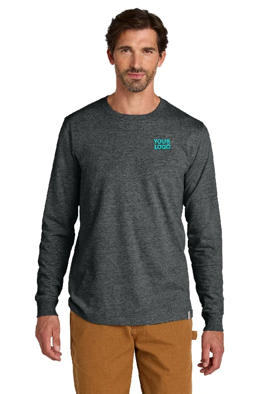 Carhartt Long Sleeve Custom T-Shirts, Carbon Heather