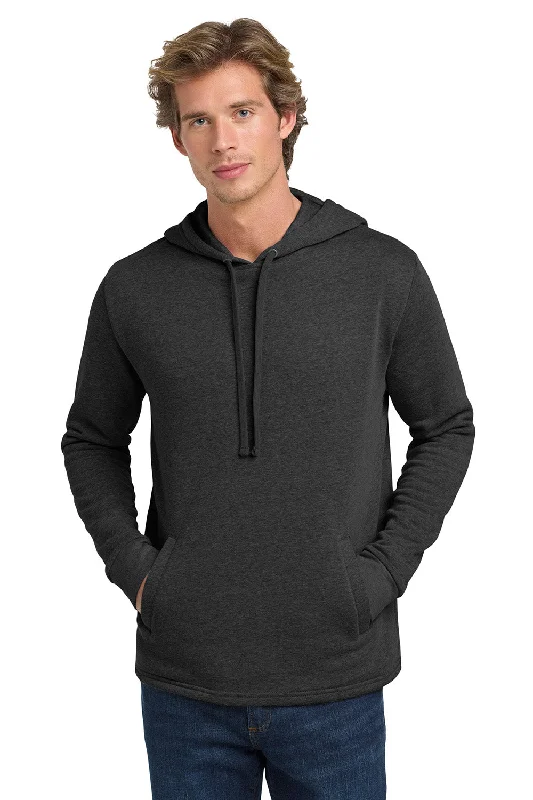 Next Level Mens PCH Fleece Hooded Sweatshirt Hoodie w/ Pockets - Heather Black