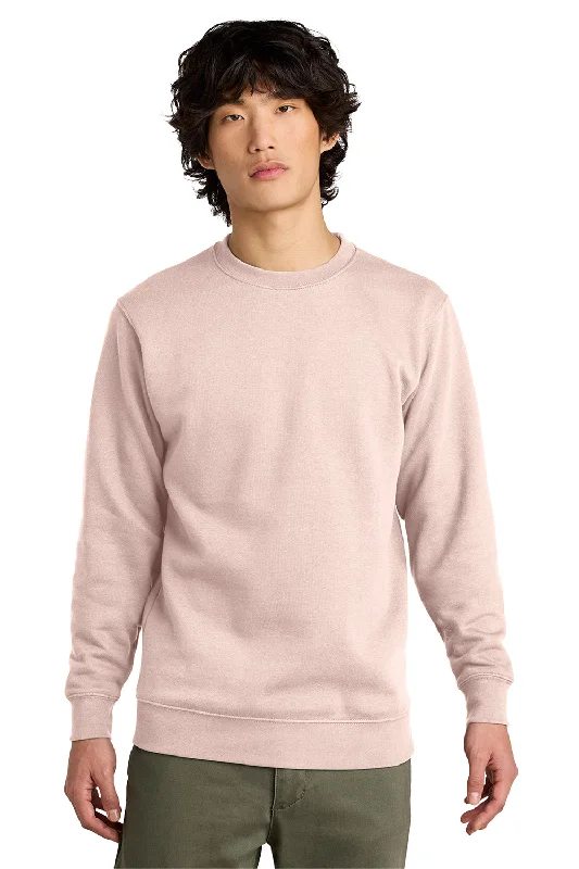 District Mens Very Important Fleece Crewneck Sweatshirt - Rosewater Pink