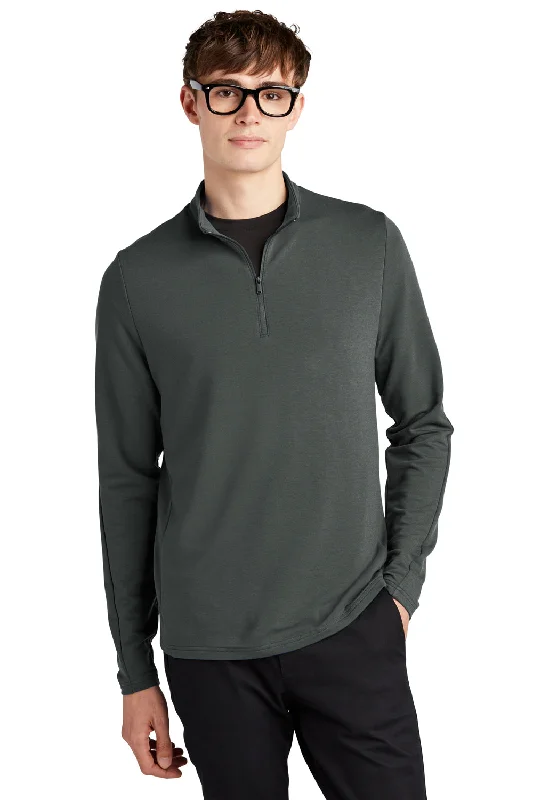 Mercer+Mettle Mens Stretch 1/4 Zip Sweatshirt - Anchor Grey