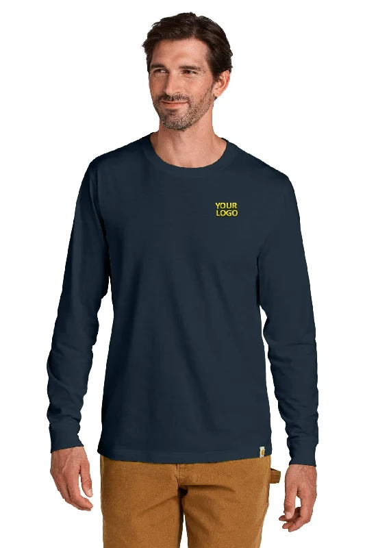 Carhartt Long Sleeve Custom T-Shirts, Navy