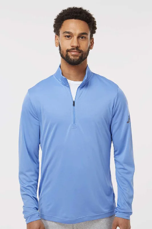 Adidas Mens UPF 50+ 1/4 Zip Sweatshirt - Blue Fusion