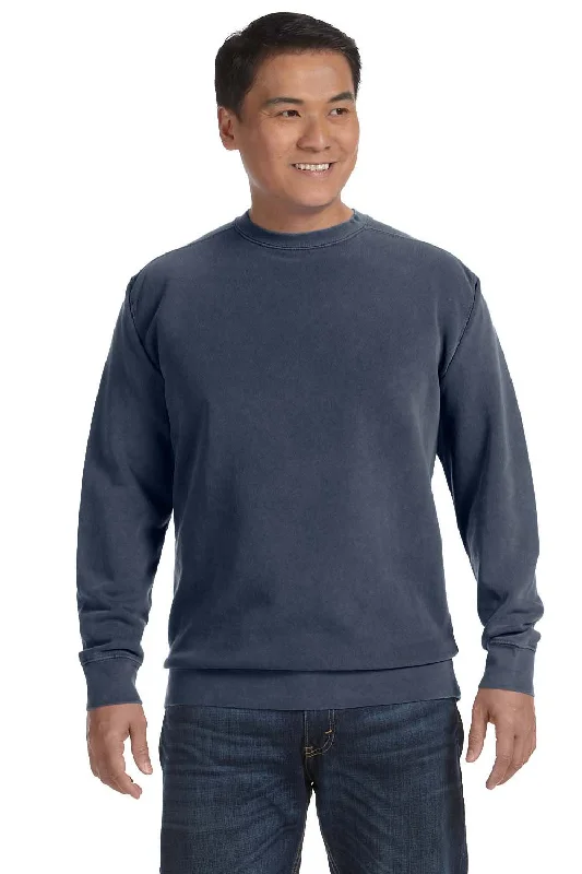 Comfort Colors Mens Crewneck Sweatshirt - Denim Blue