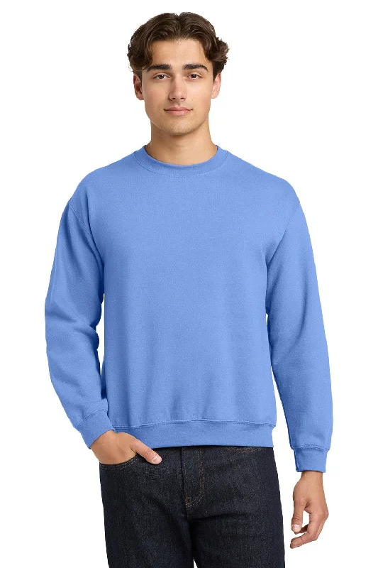 Gildan Mens Pill Resistant Fleece Crewneck Sweatshirt - Carolina Blue