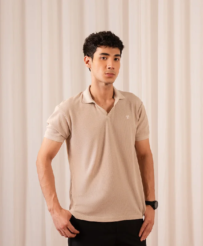 Skin Waffle Knit POLO