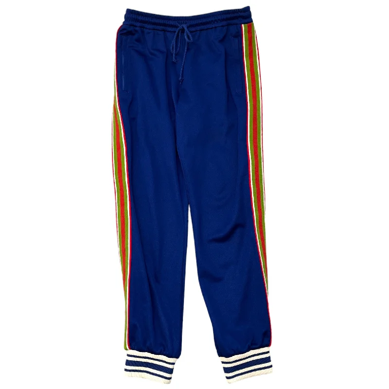 Men's Tape Logo Joggers Blue Size M