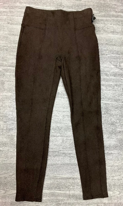 Pants Leggings By Spanx In Brown, Size: L