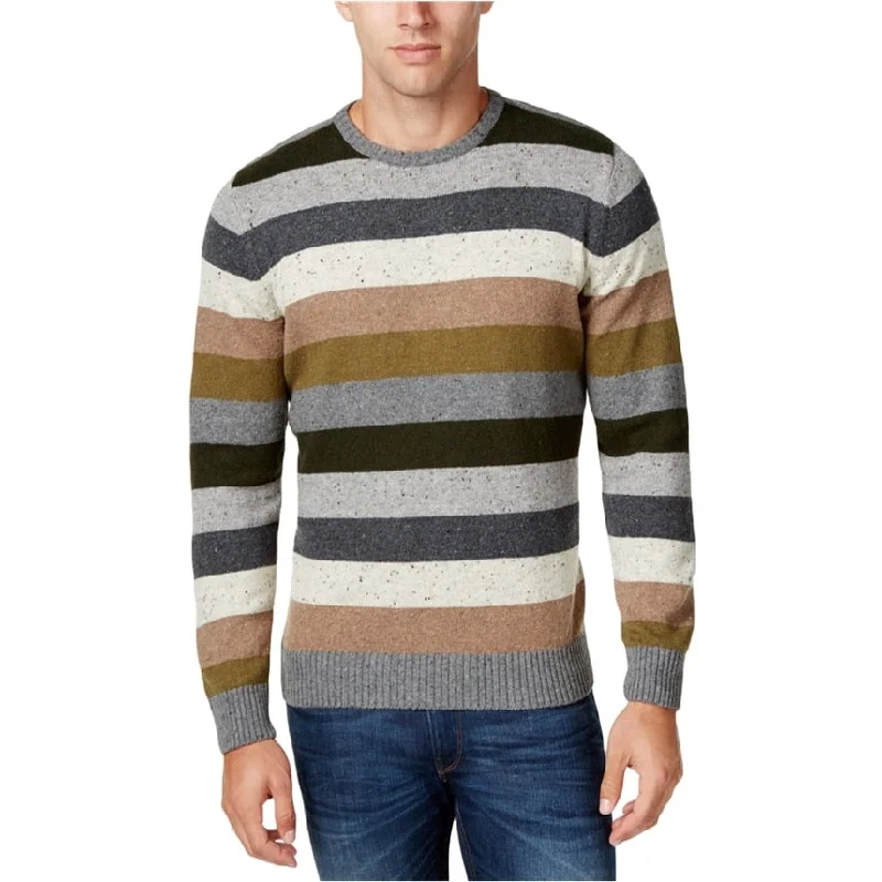 Tricots St Raphael Mens Textured Stripe Pullover Sweater, Multicoloured, Large