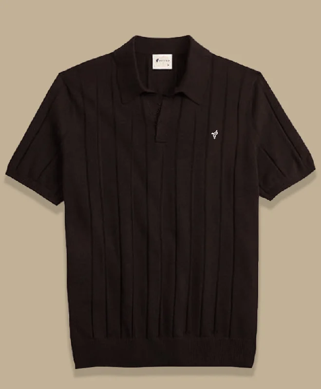 Dk Chocolate Knitted POLO