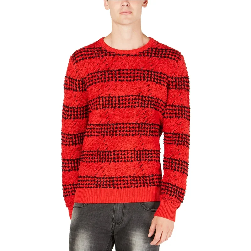 I-N-C Mens Chunky Striped Pullover Sweater