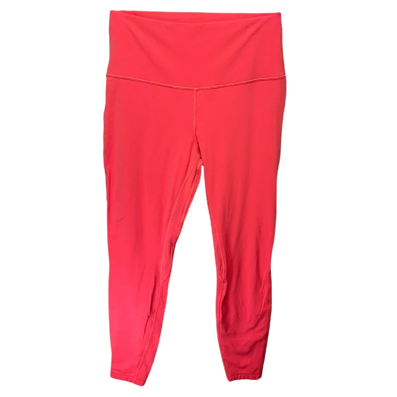 Align HR Pant By Lululemon In Solar Orange Size: 10