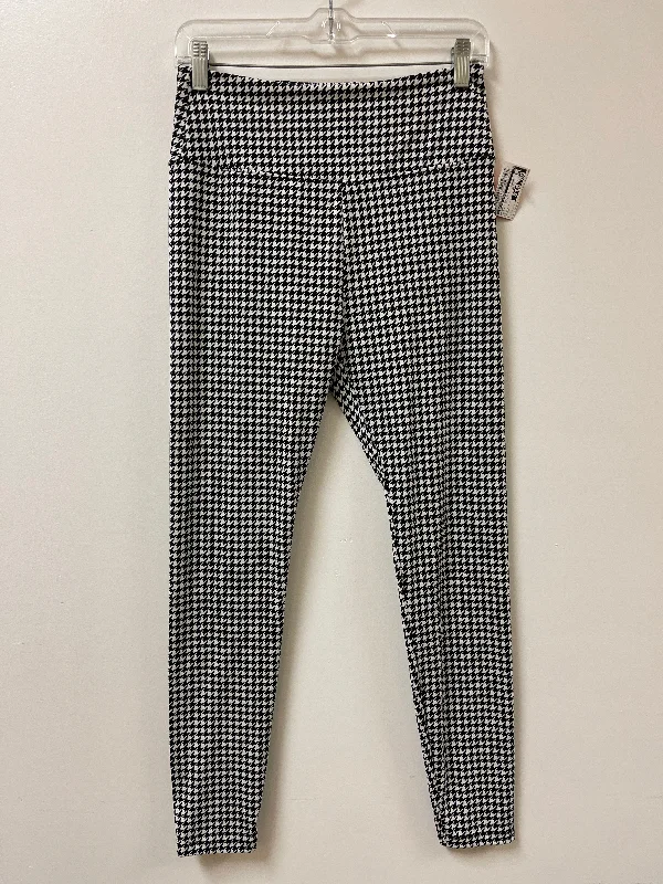 Pants Leggings By Lou And Grey In Black & White, Size: 8