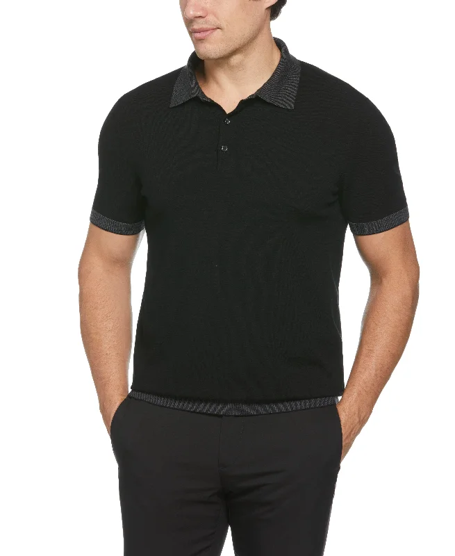 Tech Knit Contrast Sweater Polo