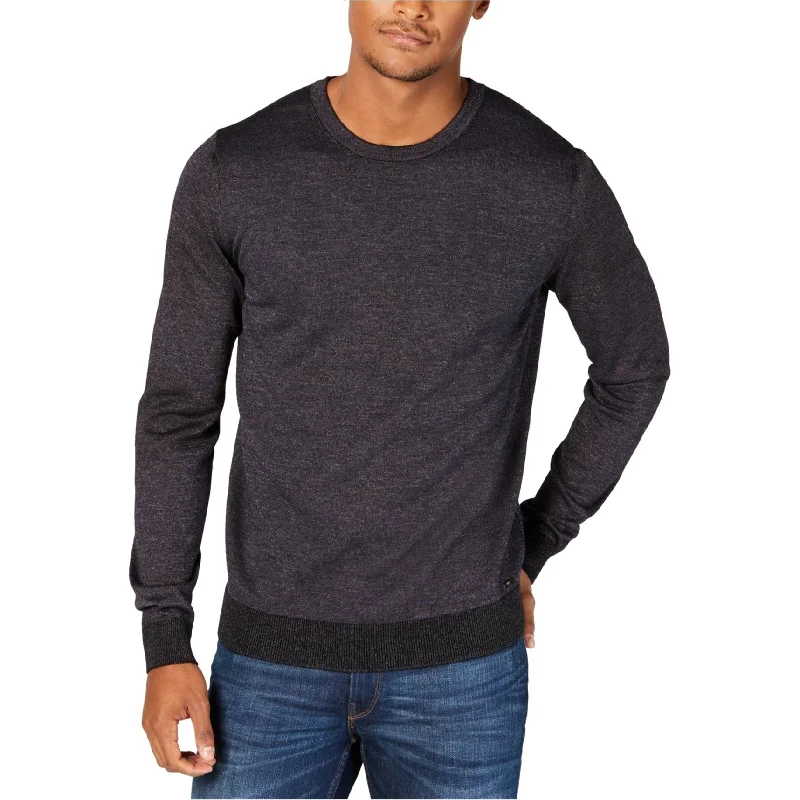 Hugo Boss Mens Oversized-Fit Knit Sweater, Blue, Small