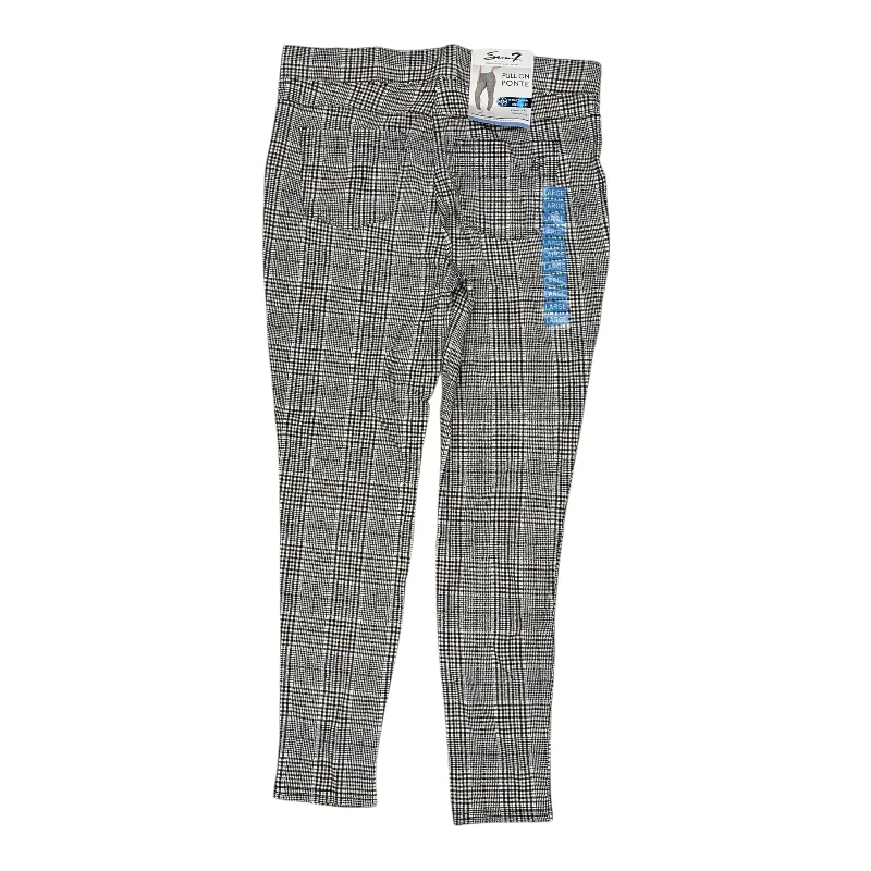 Pants Leggings By Seven 7 In Plaid Pattern, Size:L