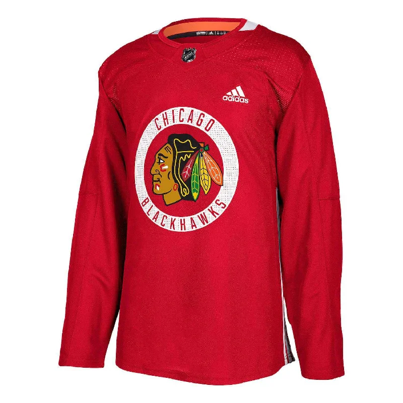 adidas Chicago Blackhawks NHL Men's Climalite Authentic Practice Jersey