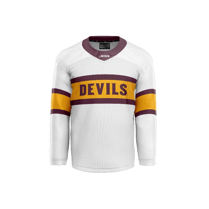 ASU JA Hockey Jersey WHT