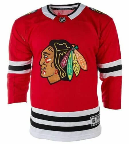 Chicago Blackhawks NHL Youth Premier Home Jersey - Red