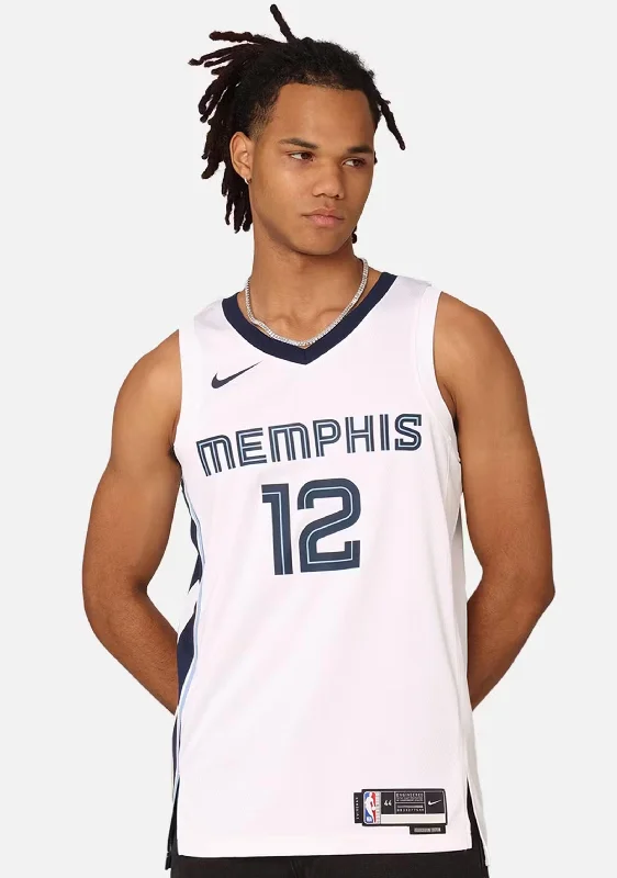 Nike Men's Memphis Grizzlies Ja Morant Association Edition 2022/23 Dri-FIT Swingman Jersey <br> DN2082 100