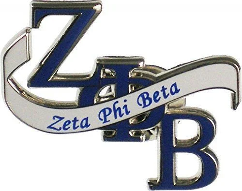 Zeta Banner Lapel Pin