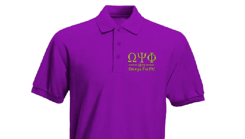 Omega Greek Letter Polo