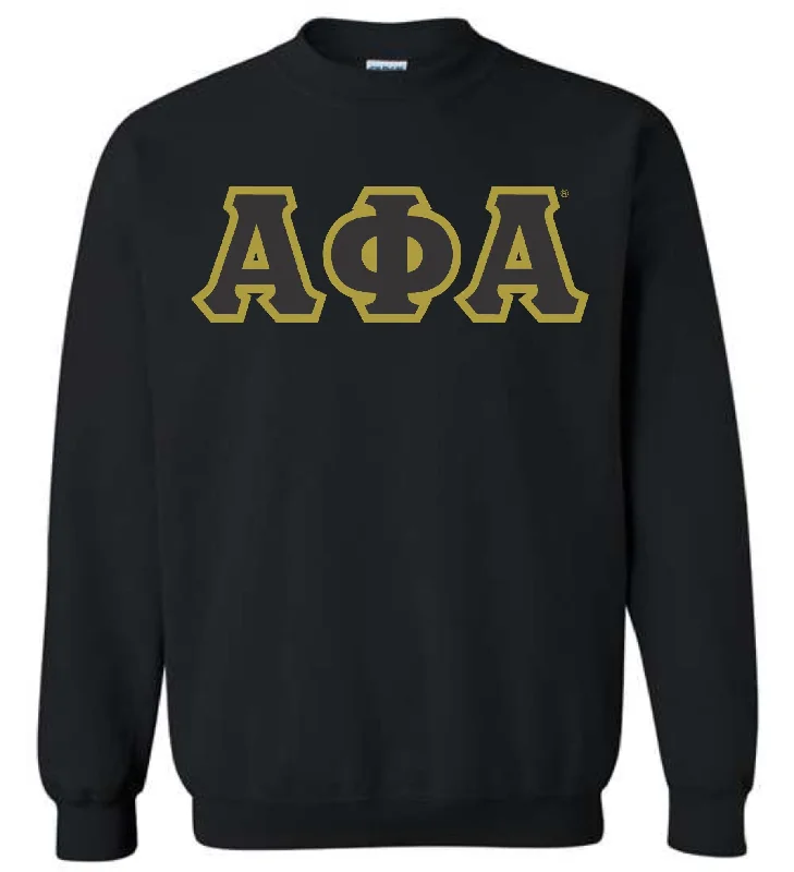 Alpha Basic Applique Crewneck