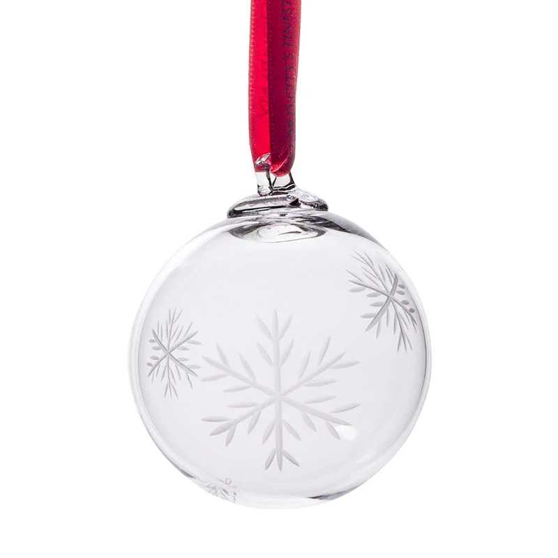 Irish Glass Christmas Star Bauble