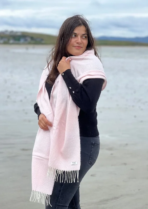 McNutt Cashmere Wrap | Cloud Pink