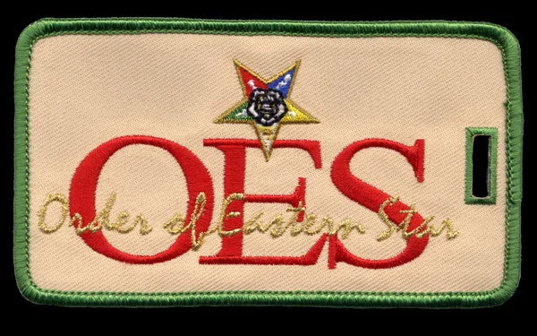 OES Embroidered Luggage Tag