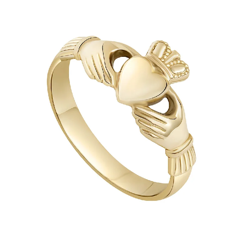 Gold Ladies Claddagh Ring | New In