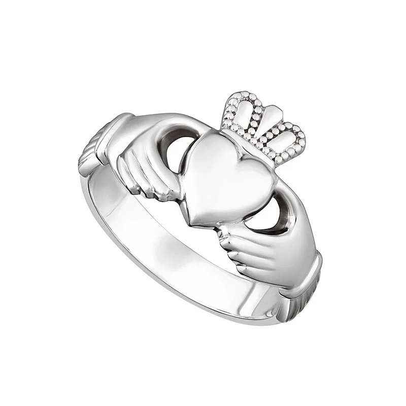 Ladies Heavy Claddagh Ring