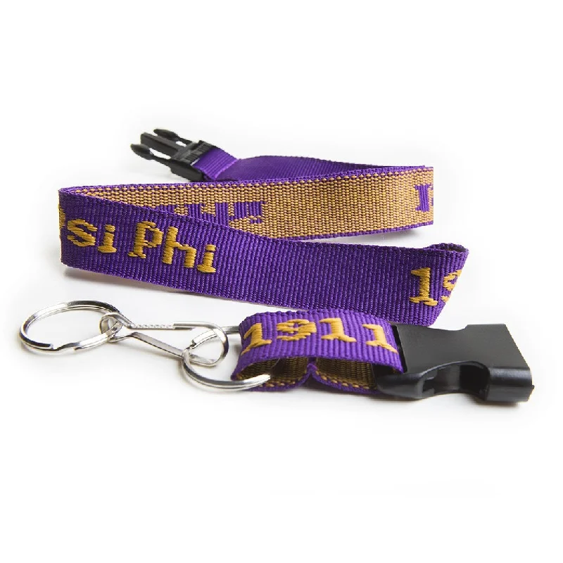 Omega Embroidered Lanyard