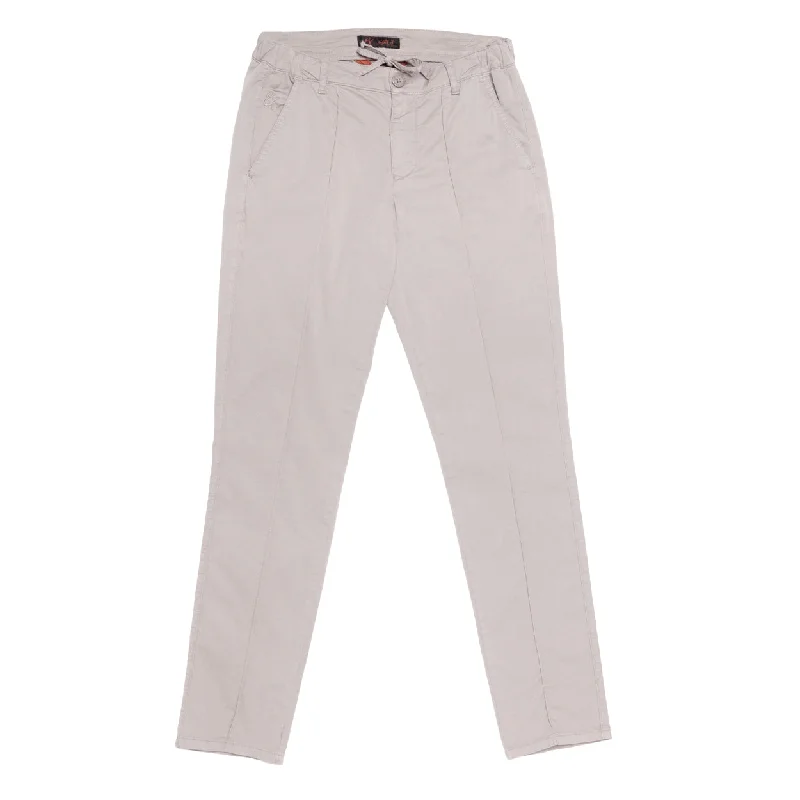 Chino Pants w/ Drawstring Waist - Harbor Grey