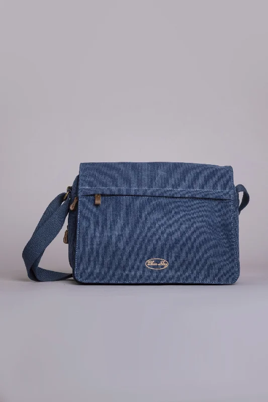 Outlook Canvas Bag, Blue